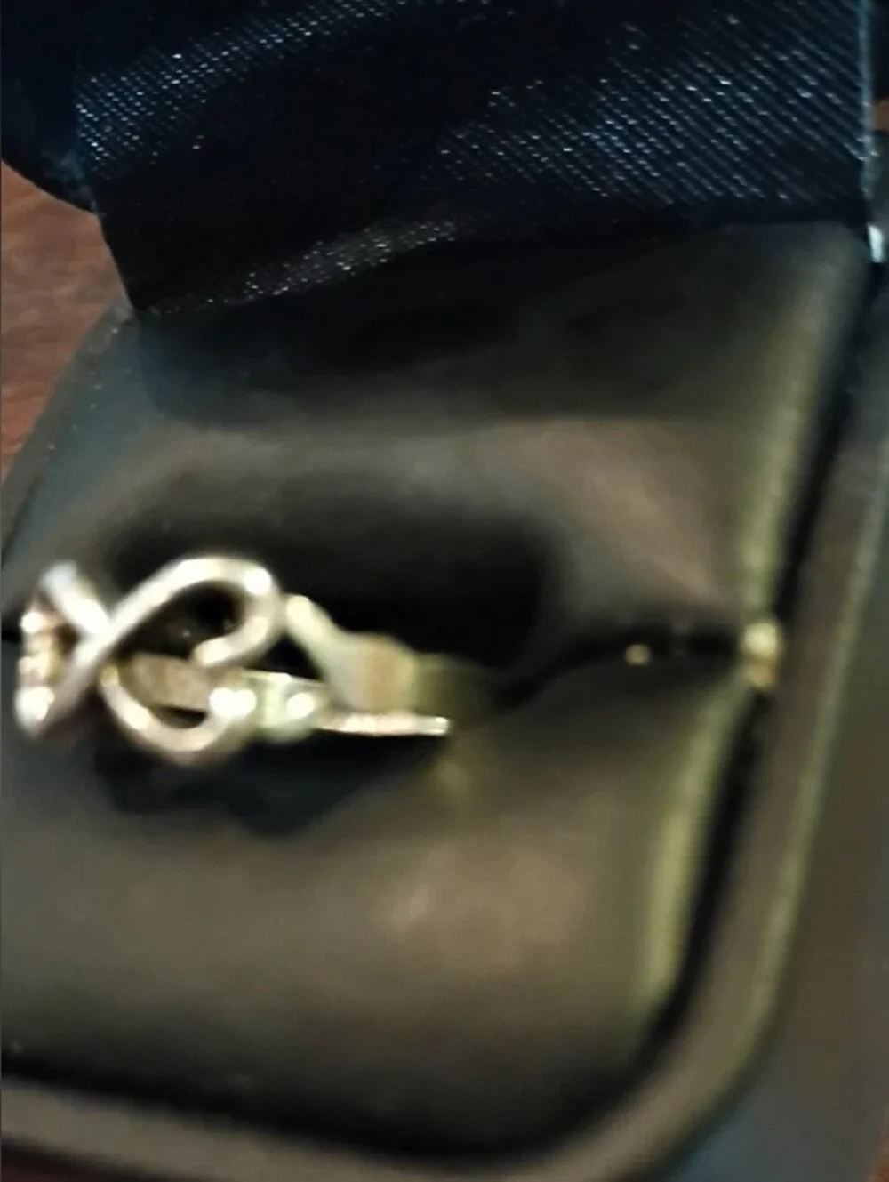 Sterling Silver Infinity Heart Ring 8